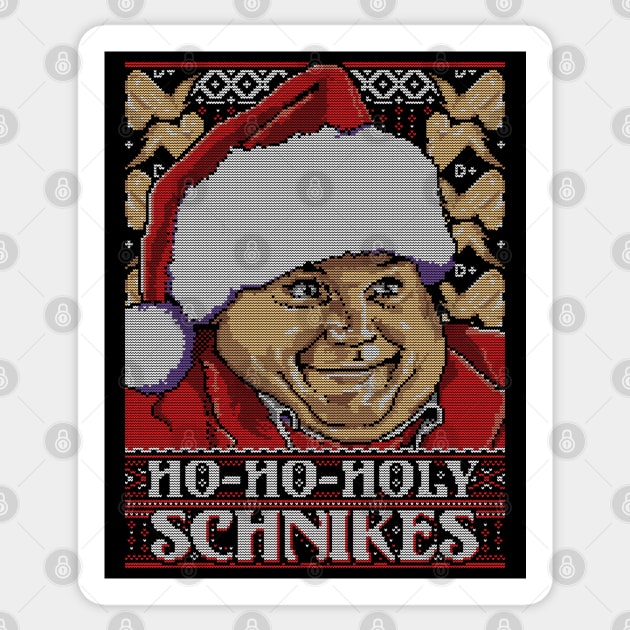 Holy Schnikes Sweater Sticker by boltfromtheblue